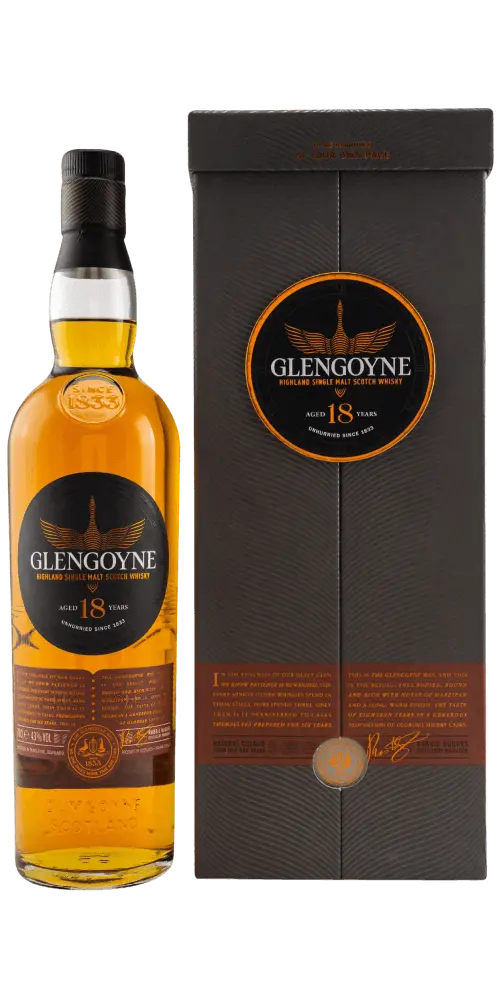 Glengoyne Whisky 18 Jahre Box 700ml Time 2 Taste 4780