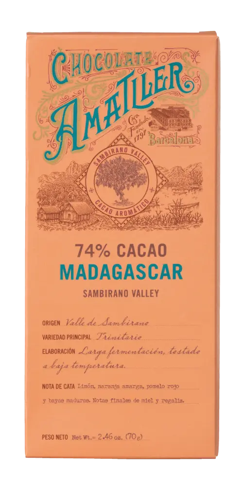 Simón Coll - Chocolate Amatller 74 % Cacao Madagscar