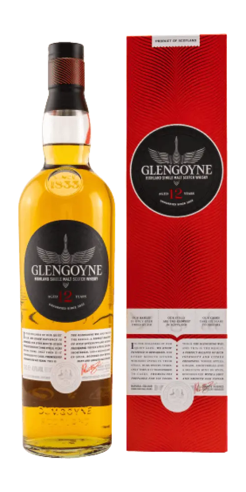Glengoyne Whisky 12 Jahre Box 700ml Time 2 Taste 3765