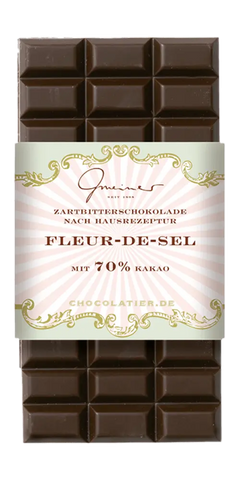 Deutschland Zartbitter Schokolade Gmeiner Fleur de sel 70% 100g