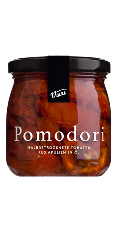 Italien getrockneten Tomaten aus Apulien in Öl Pomodori 180g Glas