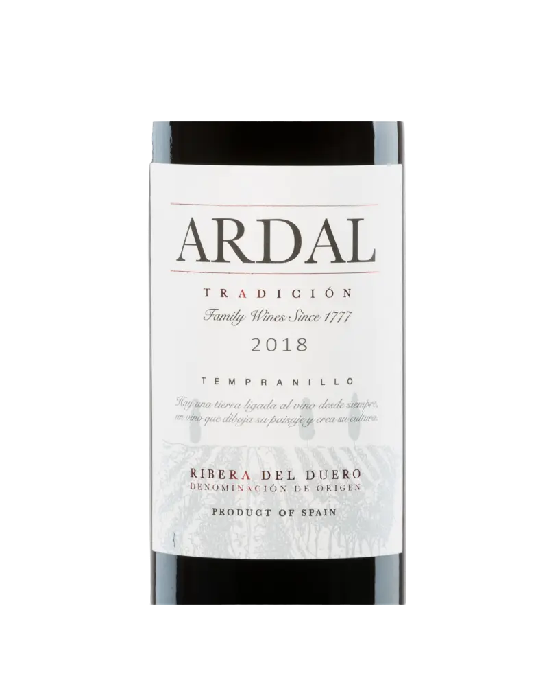 Bodegas Balbás - Ardal Tradición Tempranillo DO