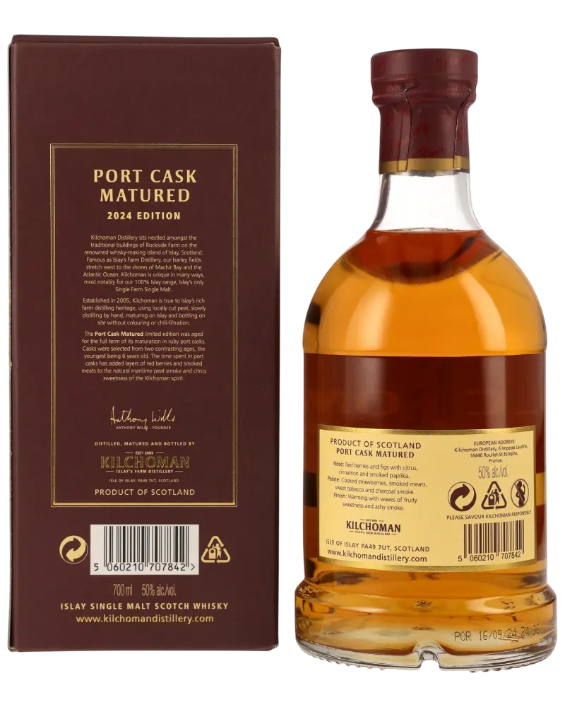 Kilchoman Port Cask Matured - 2024 Edition