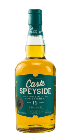 Schottland Speyside Single Malt Cask Speyside 12 Jahre 700ml Flasche 46%