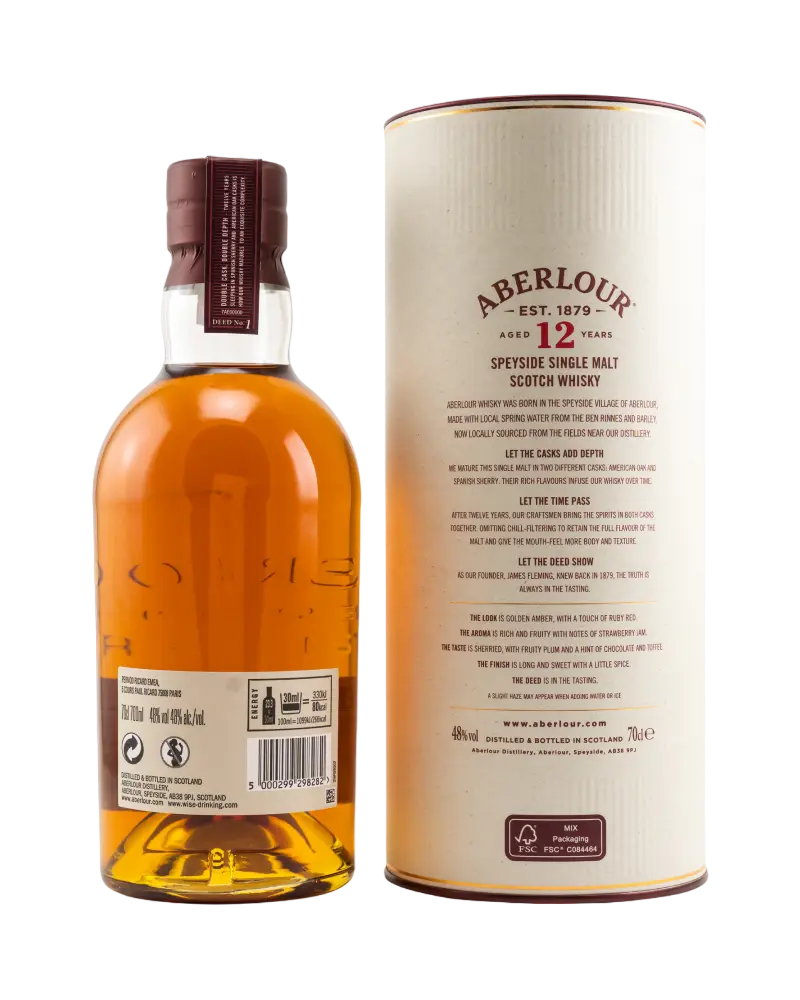 Aberlour non chill-filtered 12 Jahre (Tube)