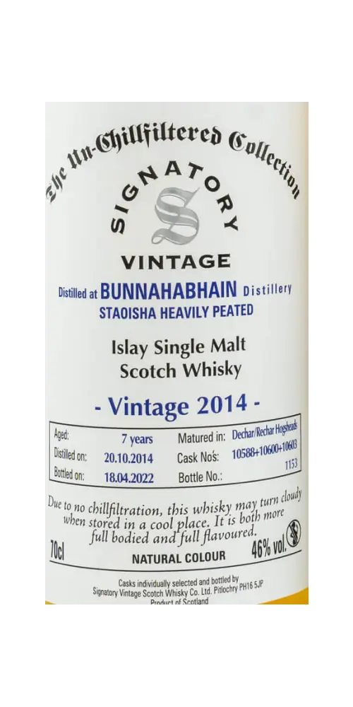 Bunnahabhain Staoisha 2014/2022 (Tube)