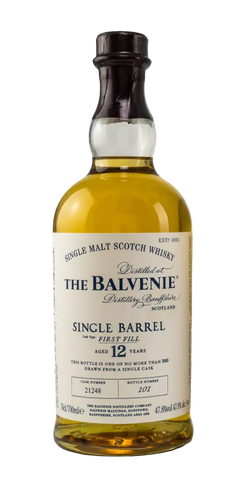 Schottland Speyside Single Malt Whisky The Balvenie  Single Barrel 12 Jahre 700ml Flasche 40%