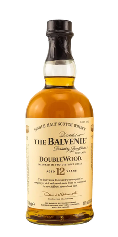 Schottland Speyside Single Malt Whisky The Balvenie Double Wood 12 Jahre 700ml Flasche 40%