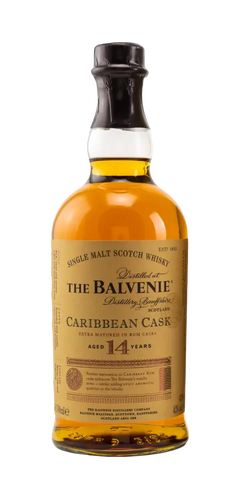Schottland Speyside Single Malt Whisky The Balvenie Caribben Cask 14 Jahre 750ml Flasche 43%