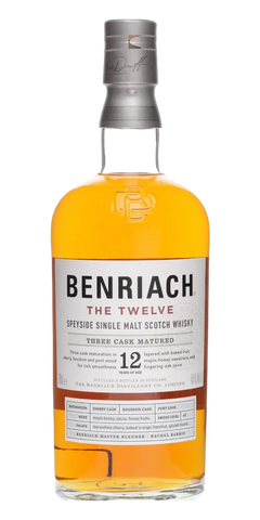 Whisky Single Malt Speyside Benriach The Twelve 12 Jahre 700ml 43%