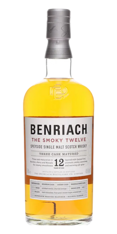 Whisky Single Malt Speyside Benriach The Smoky Twelve 12 Jahre 700ml 46%