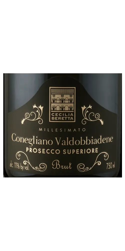 Cecilia Beretta Prosecco Superiore DOCG Conegliano Valdobbiadene