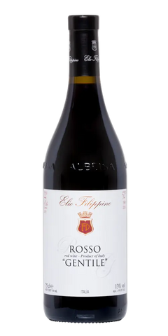 Italien Rotwein Elio Filippino - Rosso Gentile 750ml Flasche Barbera Merlot 13%