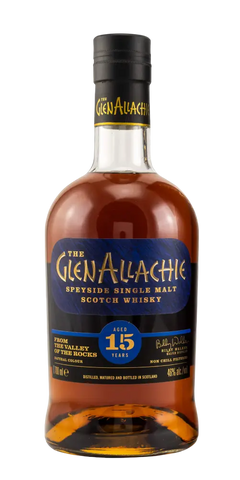 Schottland Speyside Single Malt Whisky The Glen Allachie 15 Jahre 700ml Flasche 46%