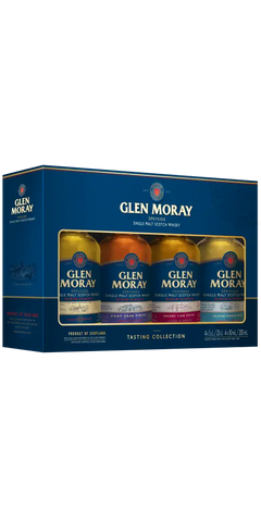 Schottland Single Malt Whisky Speyside GLEN MORAY MINI TASTING-SET (BOX) 4 x 50ml Flaschen 40%