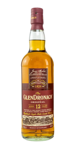 Schottland Highland Single Malt Whisky Glendronach 12 Jahre 700ml Flasche 43%