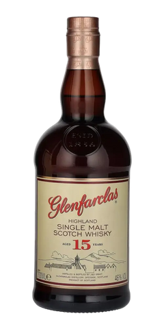Schottland Speyside Single Malt Whisky GLENFARCLAS 15 JAHRE 700ml Flasche 40%