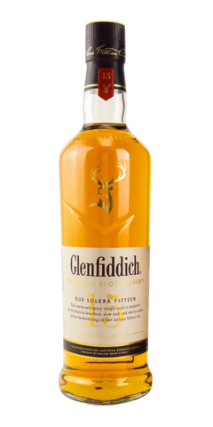 Schottland Speyside Single Malt Whisky Glenfiddich 15 Jahre 700ml Flasche 40%