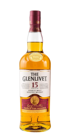 Schottland Highland Single Malt Whisky Glenlivet 15 Jahre - French Oak Reserve 700ml Flasche 40%