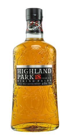 Schottland Single Malt Whisky Highland Park - Viking Pride - 18 Jahre 700ml Flasche 43%