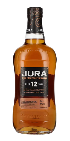 Schottland Islands Single Malt Whisky Jura 12 Jahre 700ml Flasche 40%