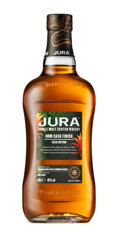 Schottland Islands Single Malt Whisky Jura Rum Cask Finish 700ml Flasche 40%