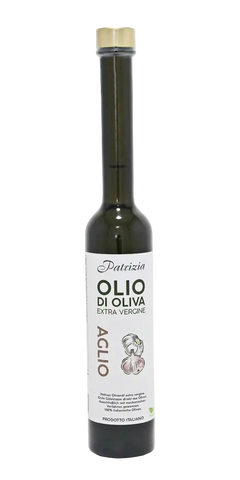 Italien Native Olivenöl extra vergine mit Knoblauch Patrizia Feinkost - Olio di Oliva Aglio 100ml Flasche