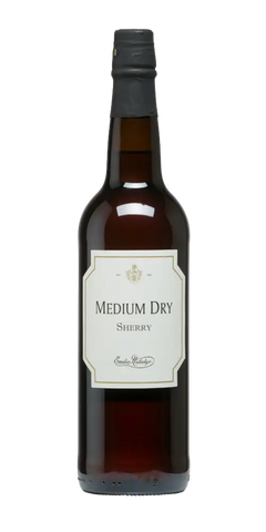 Spanien Sherry Emilio Hidalgo - Medium Dry 750ml Flasche Palomino Pedro Ximénez 17%