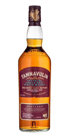 Schottland Speyside Single Malt Whisky Tamnavulin Red Wine Cask German Pinot Noir 700ml Flasche 40%