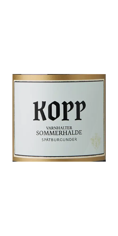 Weingut Kopp Sommerhalde Spätburgunder