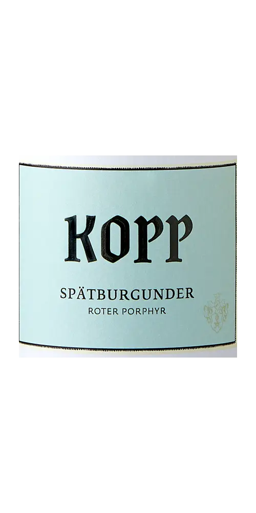 Weingut Kopp - Roter Porphyr Spätburgunder