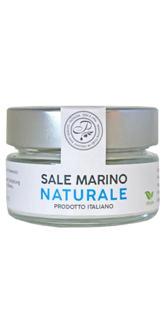 Italien Sizilien Meersalz Patrizia Feinkost - Sale Marino Natural 100g Glas