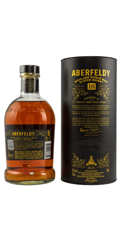 Aberfeldy 18 Jahre Bolgheri (Tube)